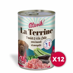 Pâtée pour chien Made in France - Poulet / Lotte - La Terrine