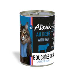 Bouchée en sauce Boeuf chat sans céréales